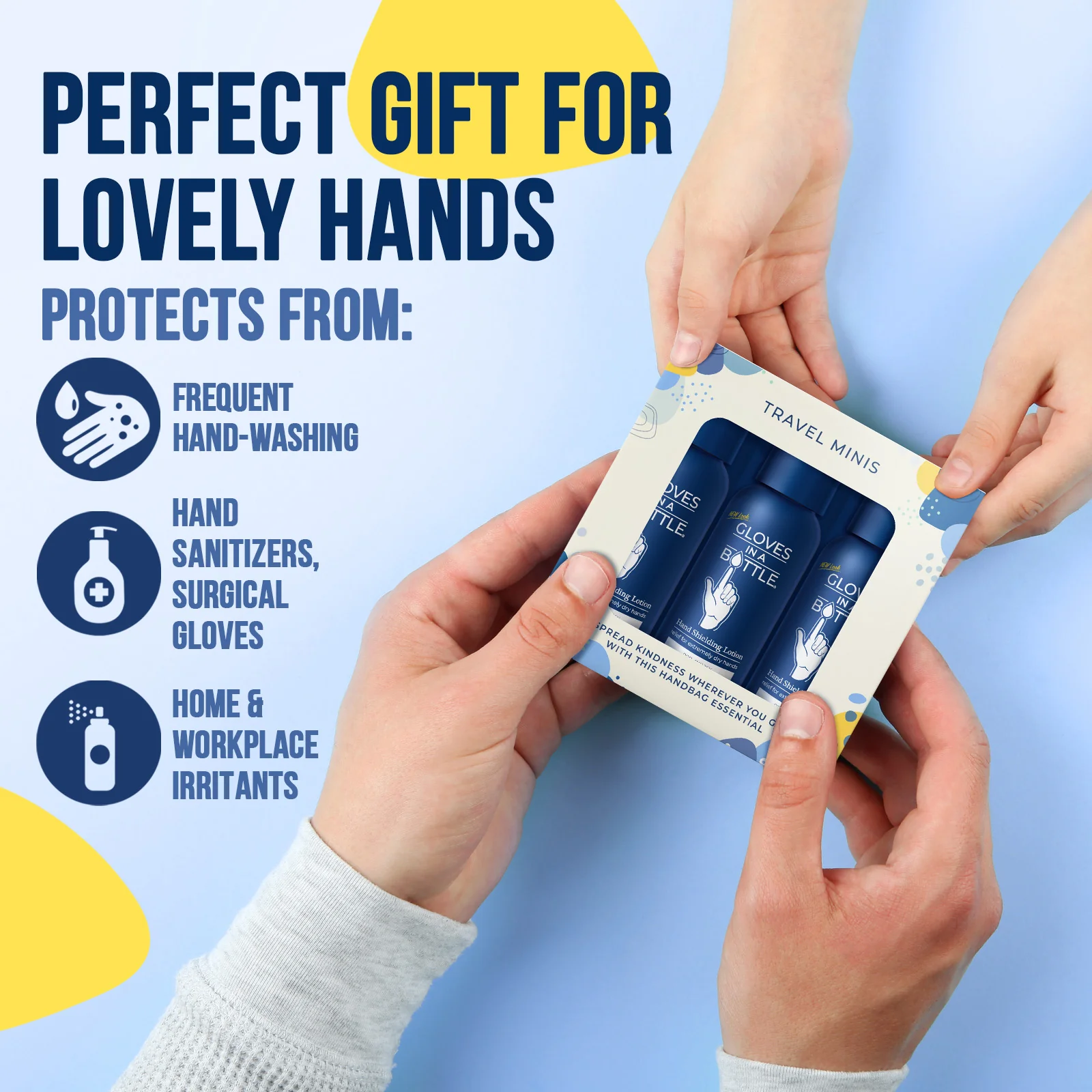 Gloves In A Bottle "Travel Minis"  - 3x2oz Gift Pack (6 Sets) - Image 4