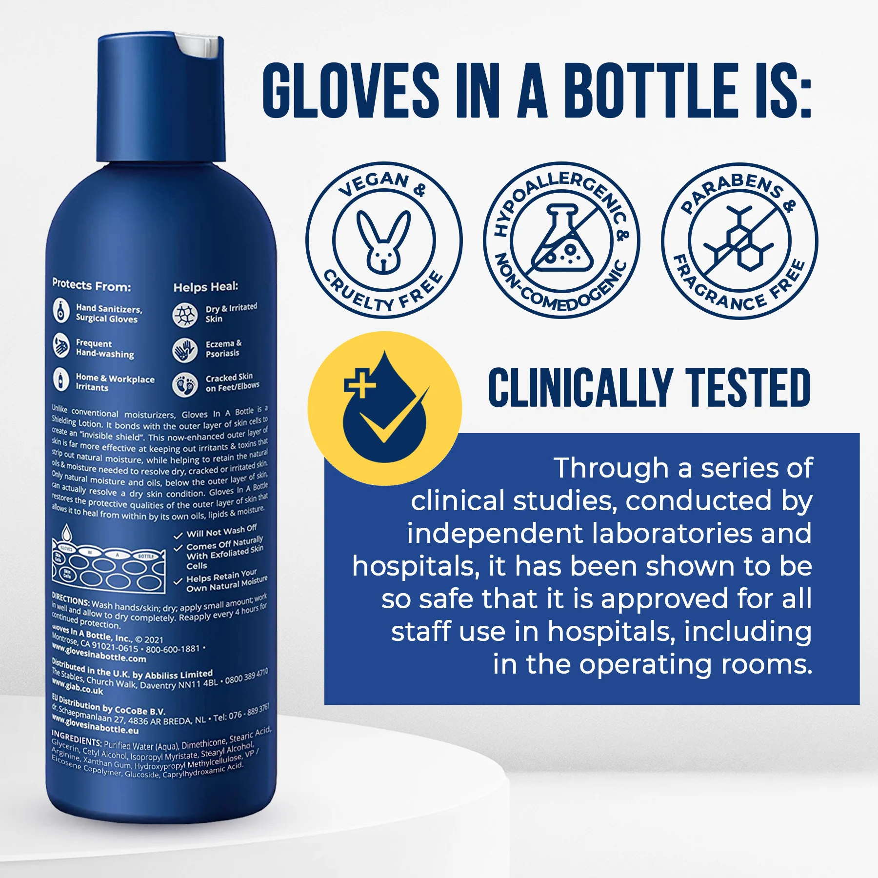 Gloves In A Bottle Shielding Lotion 8 Oz Bottle with a New Pump - Image 6